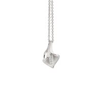 Collana Annamaria Cammilli Donna Calla in Oro bianco Diamante 0.05 Ct GPE0733W - GPE0733W